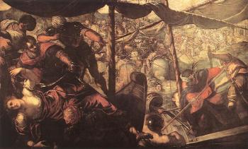 雅格佈 羅佈斯提 丁托列托 Battle between Turks and Christians 雅格佈 羅佈斯提 丁托列托 Battle between Turks and Christians
